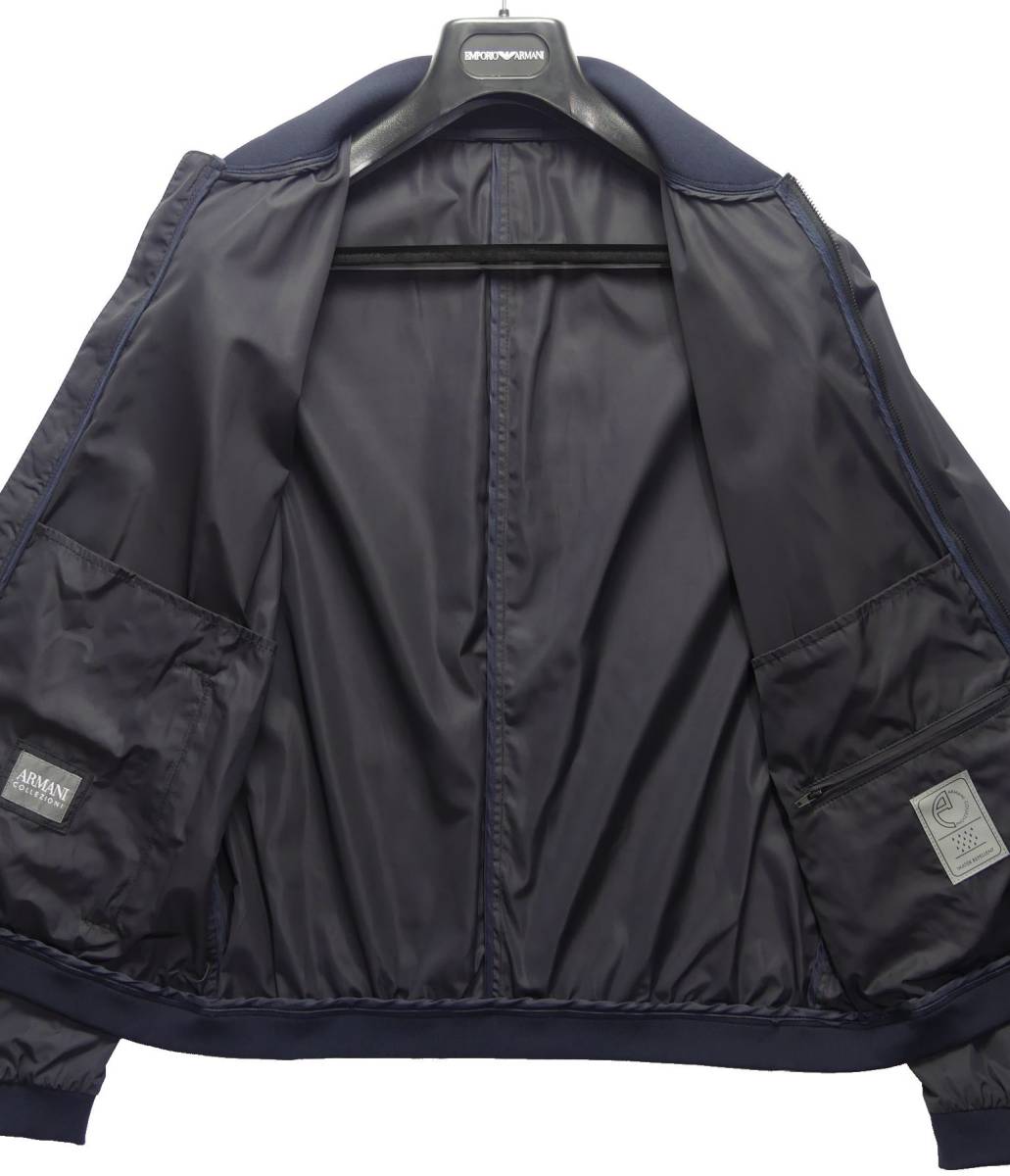 通年物62,000円新品ARMANI COLLEZIONI☆永く愛せるベーシックMA-1  