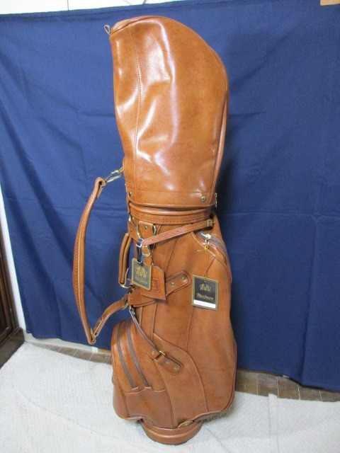 ☆MacGregor PRO ONLY マグレガー 牛革 キャディバッグ COWHIDE 