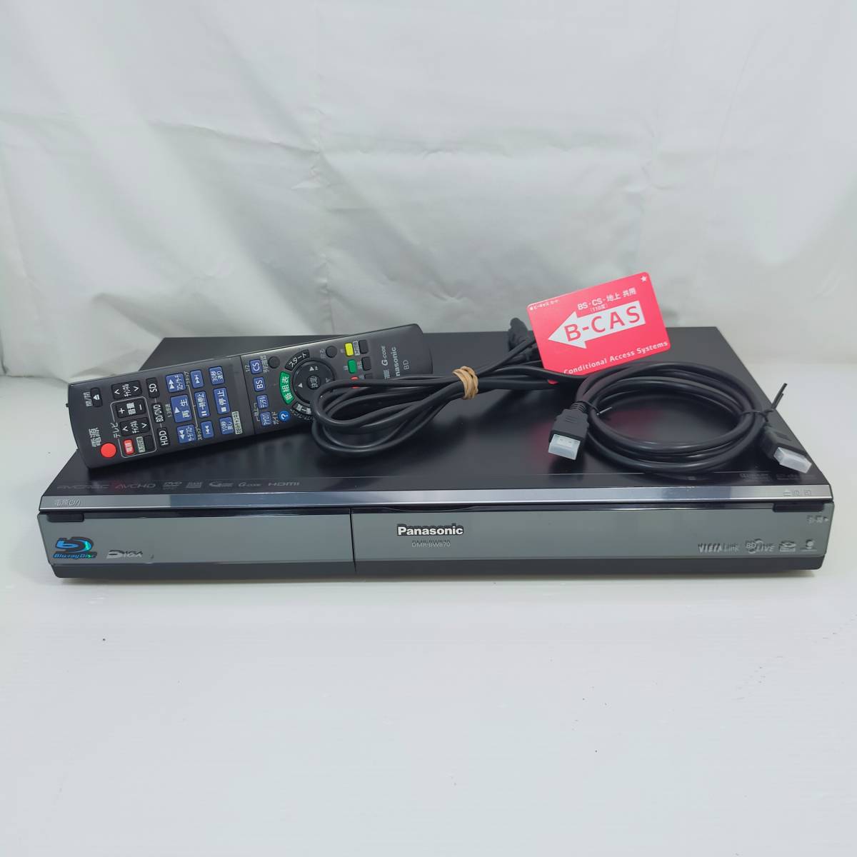 パナソニック ブルーレイレコーダー DMR-BW870 2番組同時録画 1TB【22