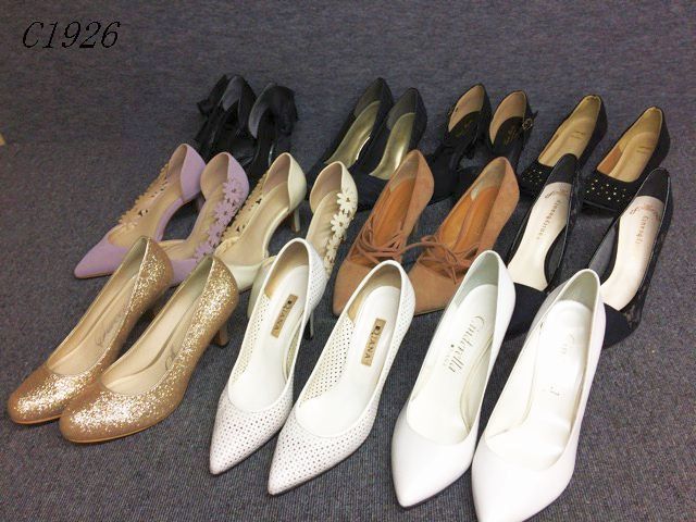 C1926M ヒール 11足 レディース パンプス M L 22～25 DAIANA RANDA 靴 結婚式 パーティー キャバ ラメ ピンヒール まとめ セット