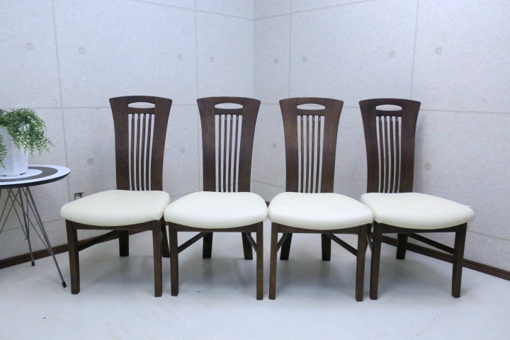 極美品】karimoku ダイニングチェア 2脚セット