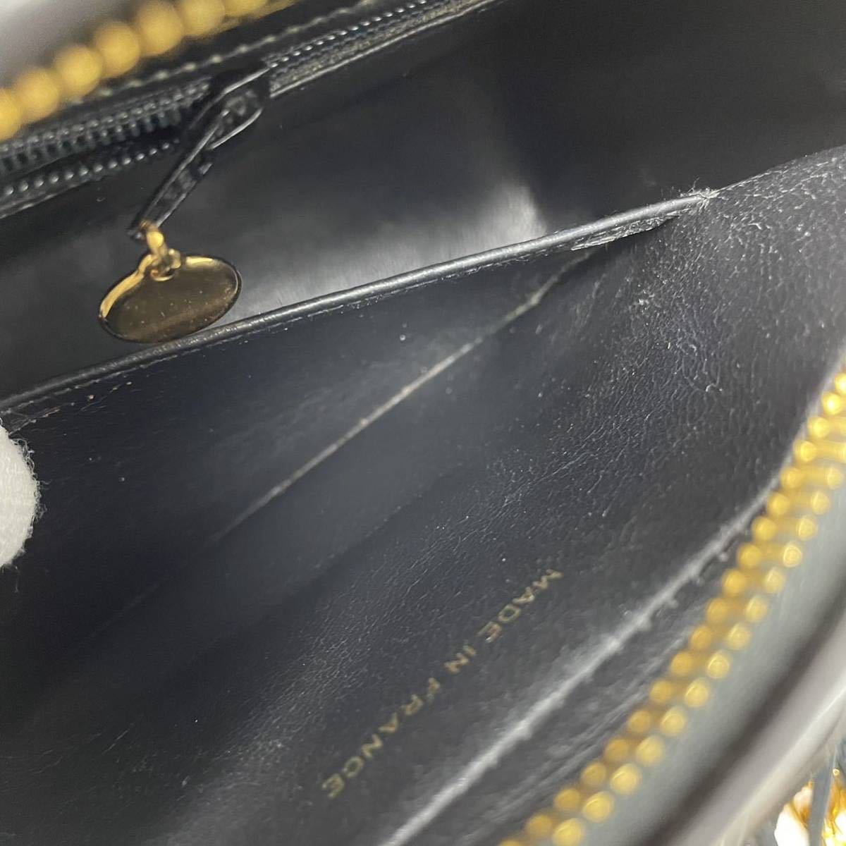 美品 CHANEL シャネル ミニマトラッセ ビジュー チェーン ショルダー 