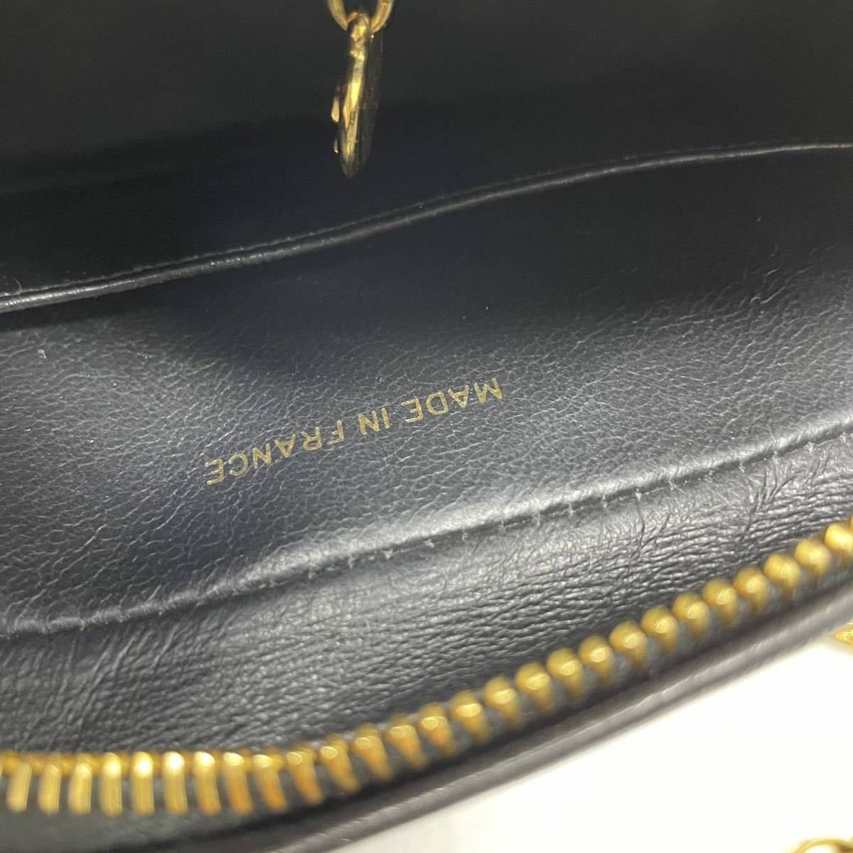 美品 CHANEL シャネル ミニマトラッセ ビジュー チェーン ショルダー 