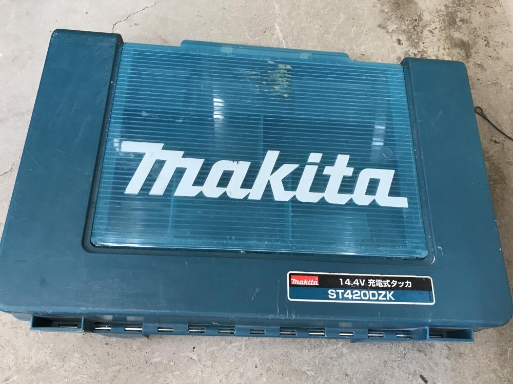 マキタ タッカー 充電式タッカ st420dの通販 st420d」の落札相場・落札価格 「マキタ - Yahoo!オークション 充電 ST420DRF 3.0Ah〜ST420DZK 14.4V 4mm 株式会社マキタ (J線) st420の中古品