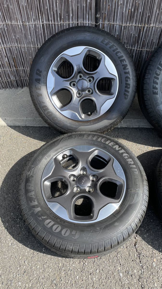 美品！】Jeep レネゲード 純正ホイール 215/60R16 110-5穴 4本セット