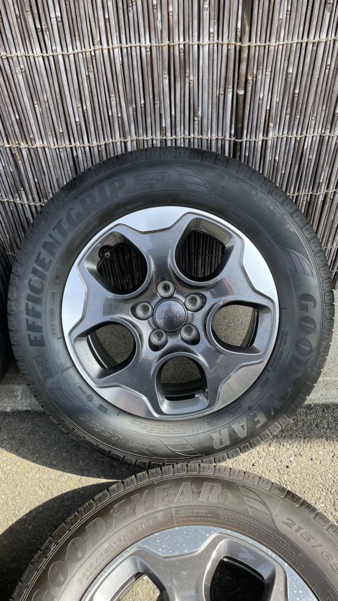 美品！】Jeep レネゲード 純正ホイール 215/60R16 110-5穴 4本セット
