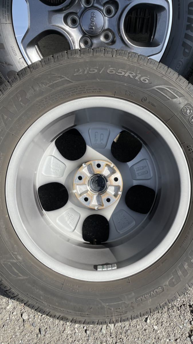 美品！】Jeep レネゲード 純正ホイール 215/60R16 110-5穴 4本セット