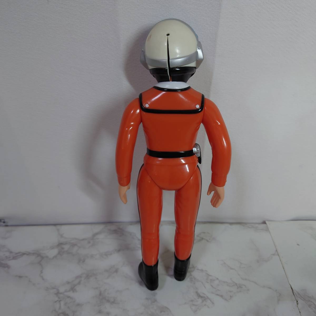 当時物 希少ウルトラマンハヤタ隊員 侘し ブルファク ソフビ