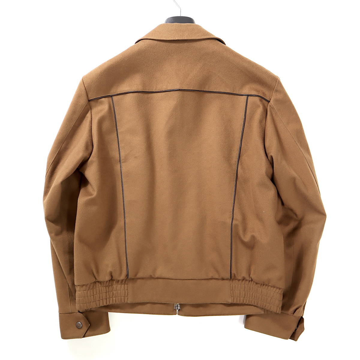 2-WC051 　ブリオーニ　77万 フル ジップ ウール レザー ディテール　ブルゾン | 2-WC051 77万 サファイアブルー &amp; 価格.com