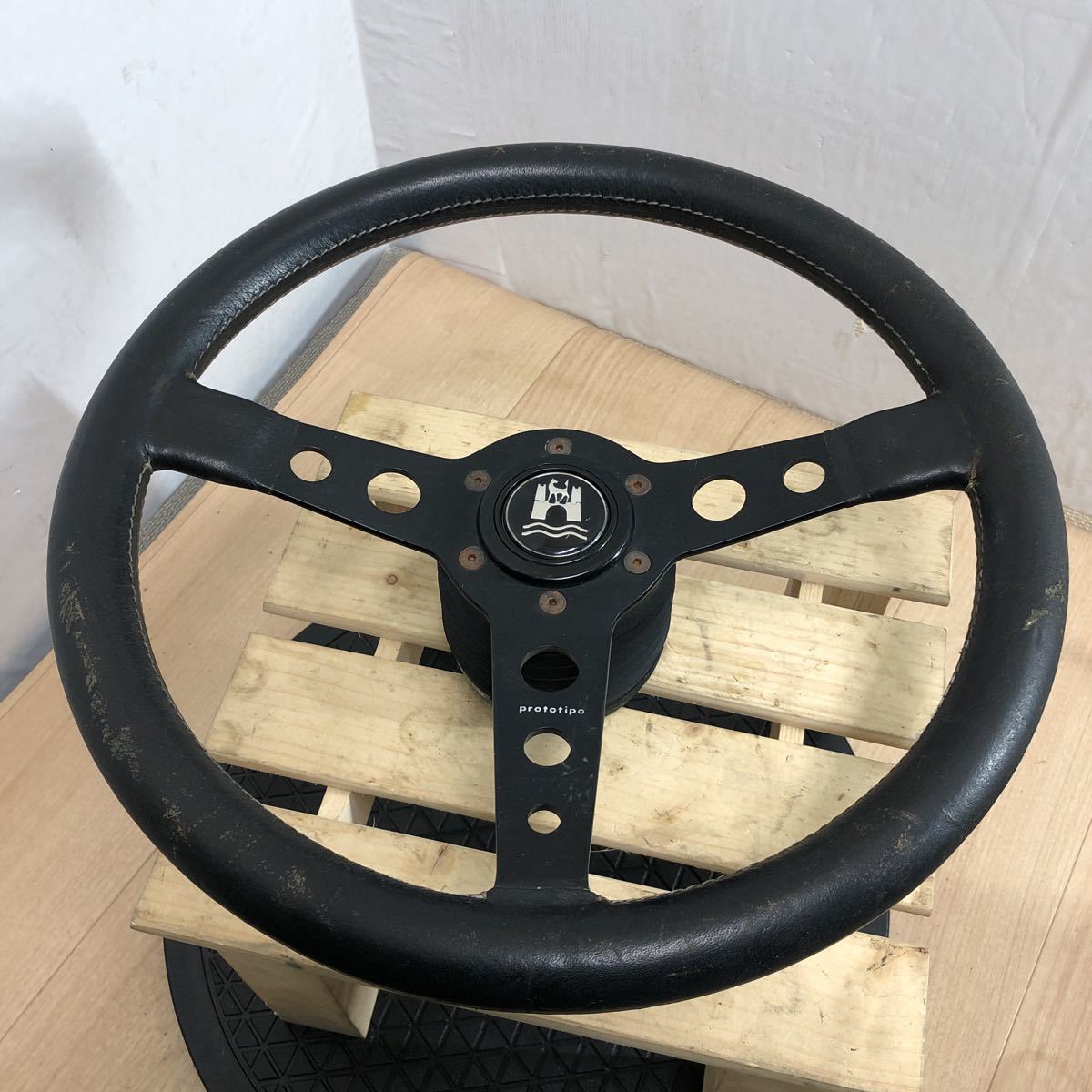 momo ステアリング prototipo 直径約35cm(ステアリング momo ステアリング prototipo 直径約35cm(ステアリング