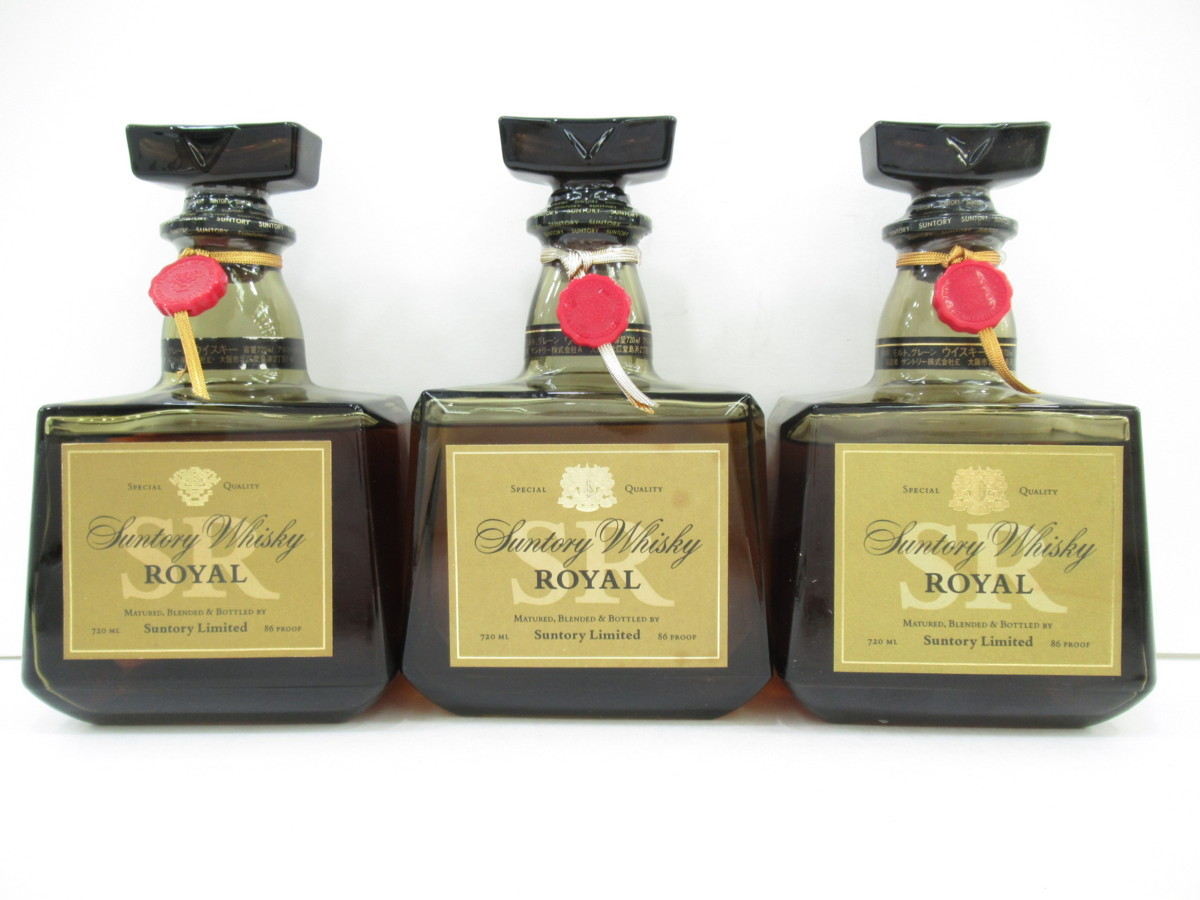 千葉県内限定】古酒 5本セット SUNTORY サントリー ROYAL ローヤル SR