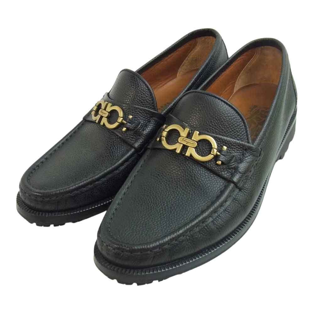 Salvatore Ferragamo サルヴァトーレフェラガモ UR18062 グレインレザー ガンチーニ ビットローファー ブラック系 7【中古】 【即決】 Salvatore Ferragamo フェラガモ メンズ (サルヴァトーレフェラガモ) Wikipedia