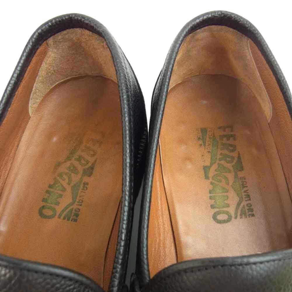 Salvatore Ferragamo サルヴァトーレフェラガモ UR18062 グレインレザー ガンチーニ ビットローファー ブラック系 7【中古】 【即決】 Salvatore Ferragamo フェラガモ メンズ (サルヴァトーレフェラガモ) Wikipedia