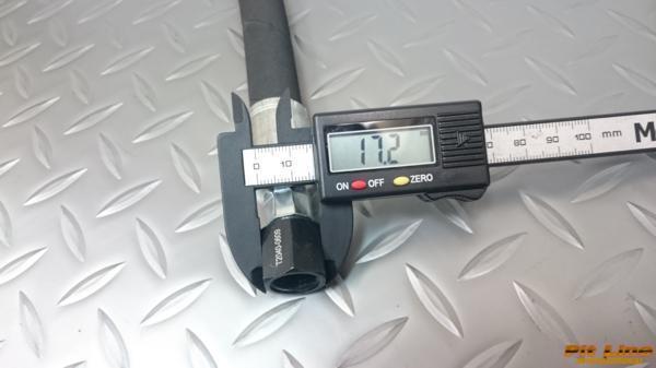 ハイドロ ＃6ハイプレッシャーホース60cm 2本、油圧ホース