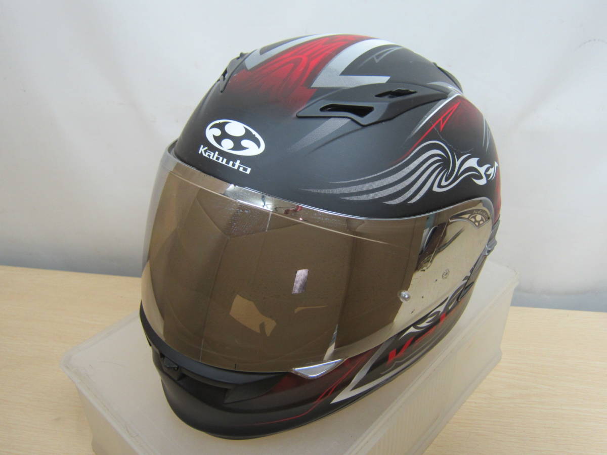 KAMUI フルフェイスヘルメット レッド/ブラック KAMUI 2 フルフェイス