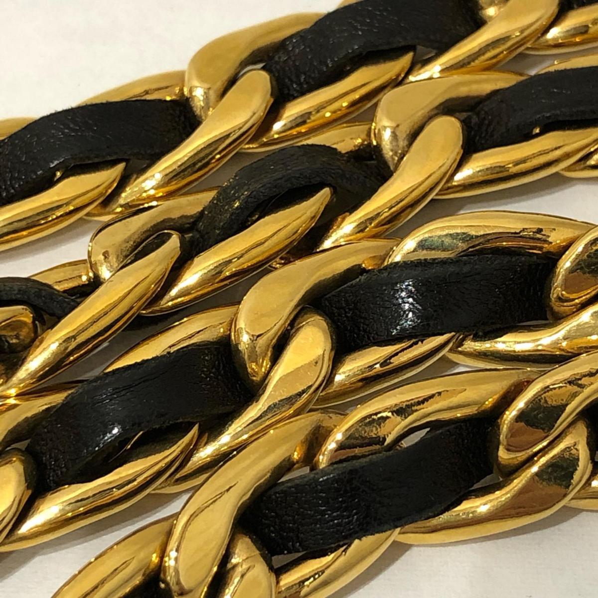1円 CHANEL シャネル 美品 94A コインチャーム チェーンベルト 