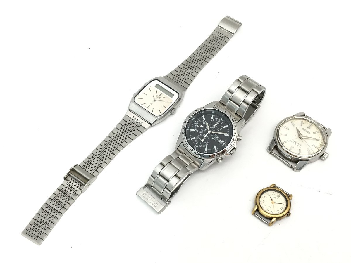 セイコー KING SEIKO DIASHOCK 25石 / ALBA SUCCESS 他 腕時計 4点