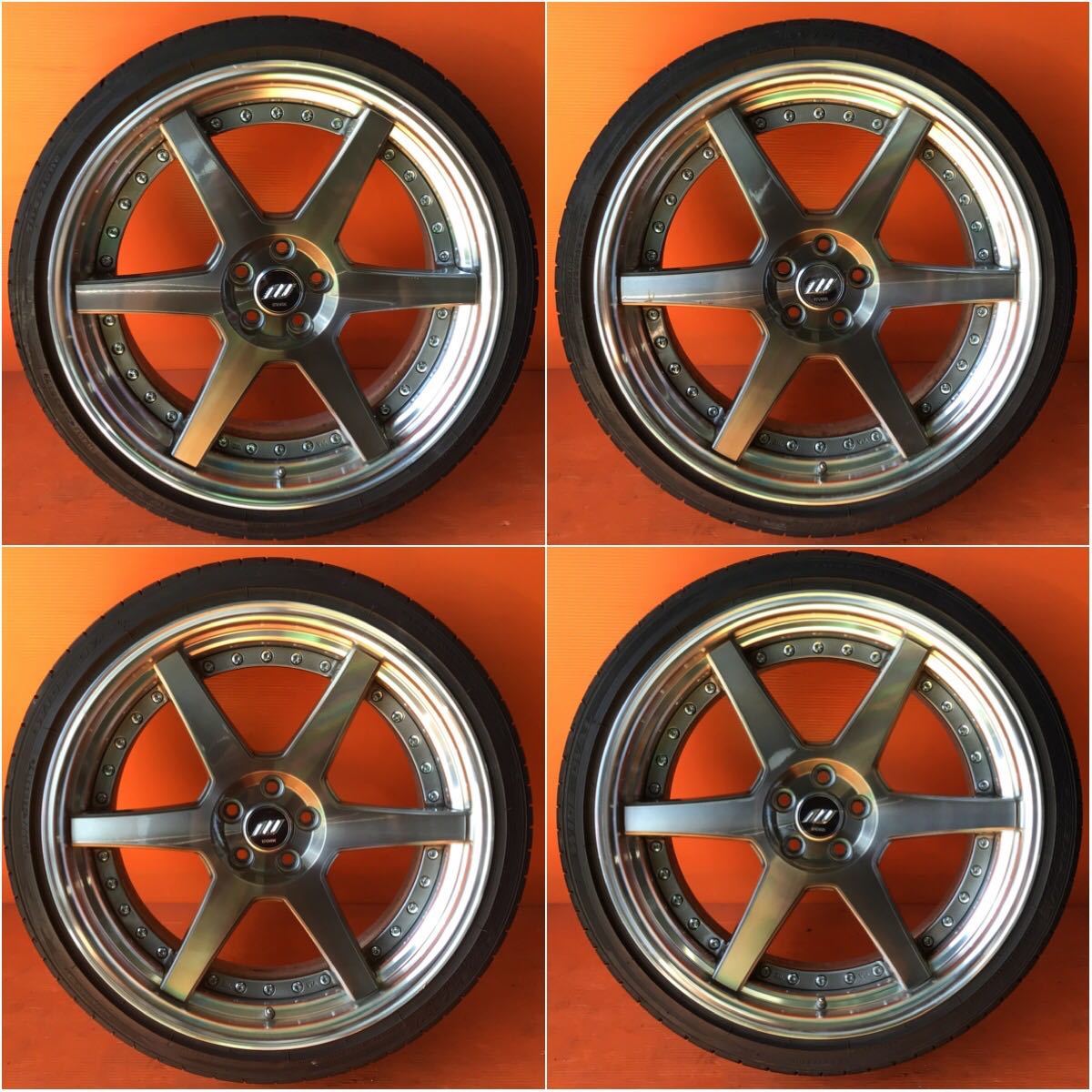 WORK BACK LABEL ZEAST BST1 19インチ 8J+40 8.5J+40 5穴100 225/35 