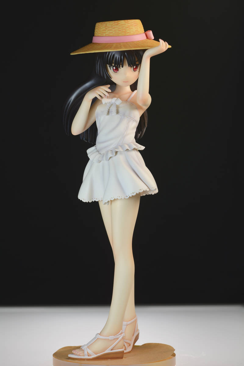 ワンフェス トレフェス イベント限定品 黒猫 五更瑠璃 白ワンピVer 
