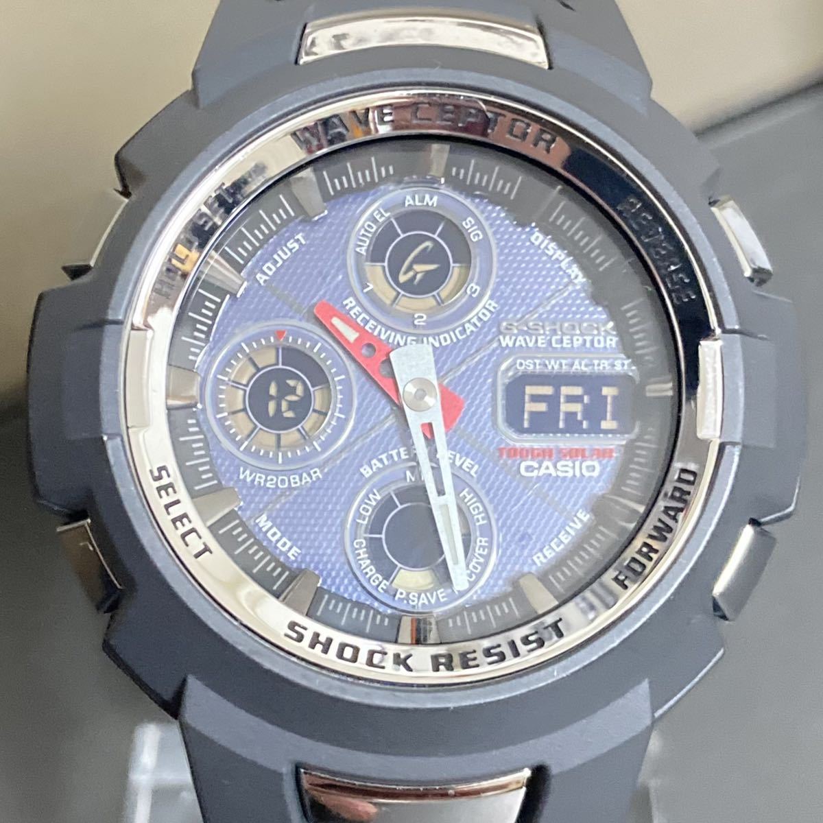 極美品 希少カラー CASIO G-SHOCK GW-1100J-8A1JF The G タフソーラー 