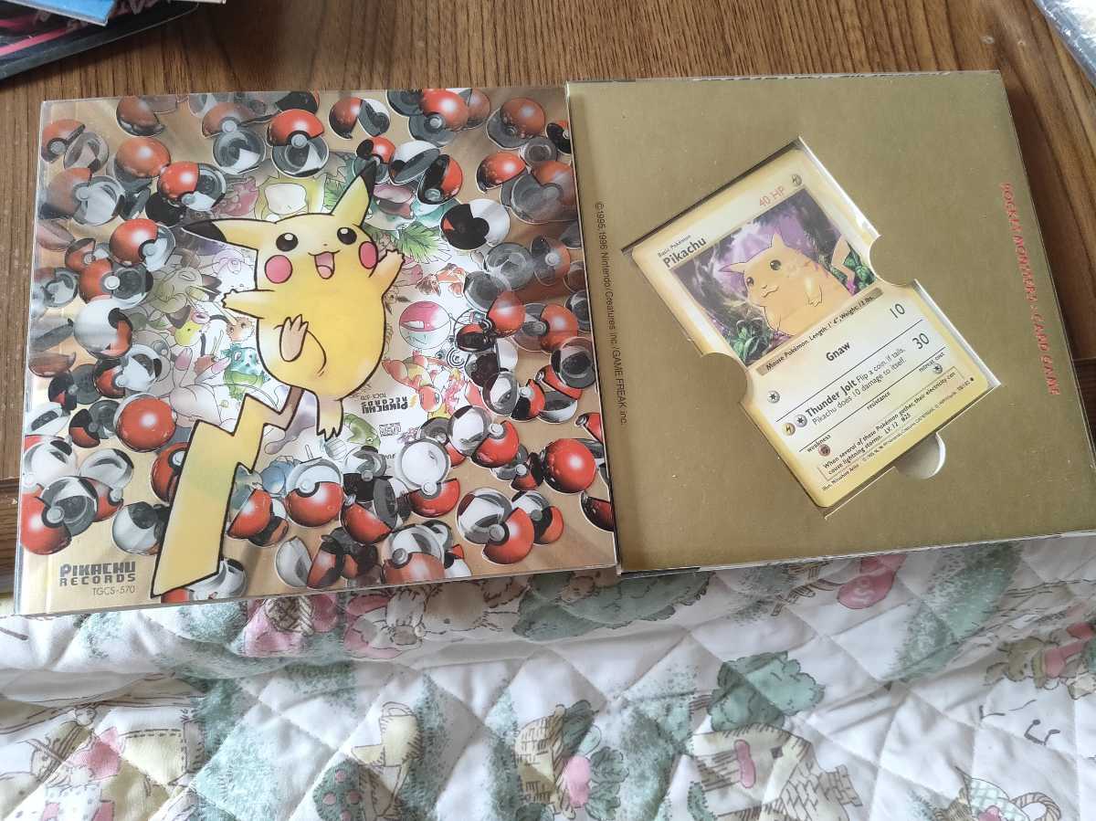 ○英語版 58/102[○]：Pikachu ピカチュウ ポケモンカード CD