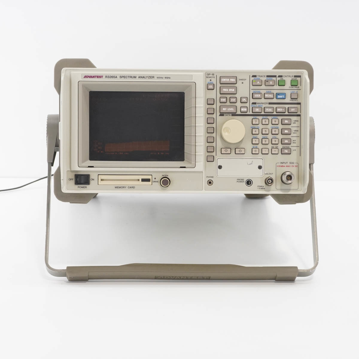 JB 現状販売 ADVANTEST R3265A SPECTRUM ANALYZER スペクトラムアナライザー OPT 21 100Hz ...