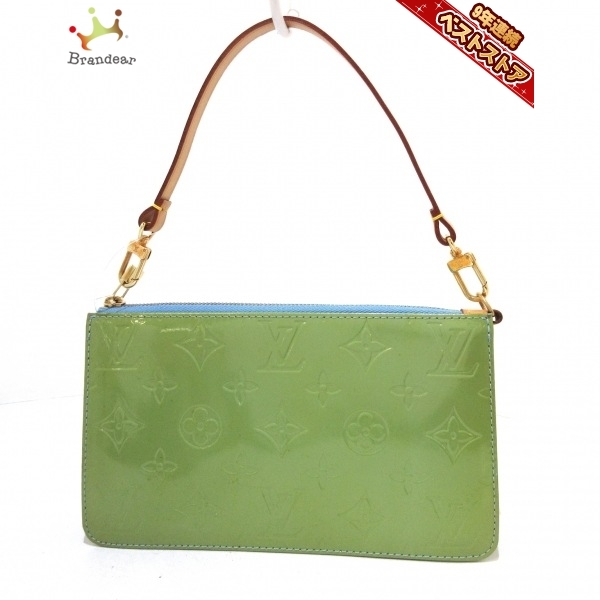  ルイヴィトン LOUIS VUITTON ハンドバッグ M91311 レキシントン パテントレザー モノグラムの型押し ペパーミント TH0968 バッグ(ハンドバッグ)｜売買されたオークション情報、yahooの商品情報をア かばん、バッグ