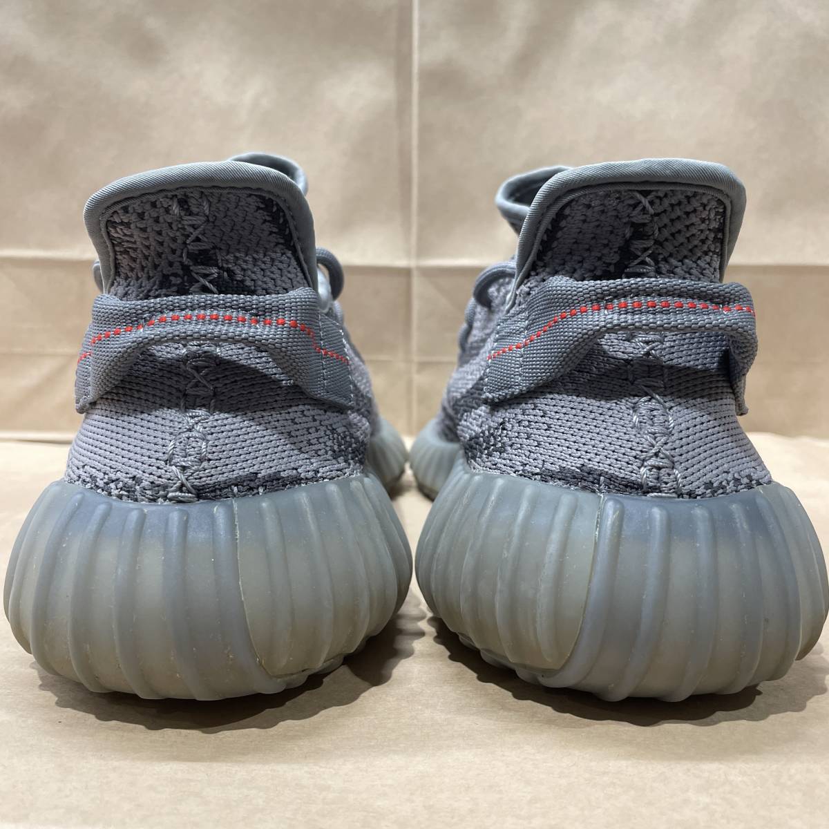 US9 27cm ADIDAS YEEZY BOOST 350 V2 AH2203 GREY/BORANG アディダス 