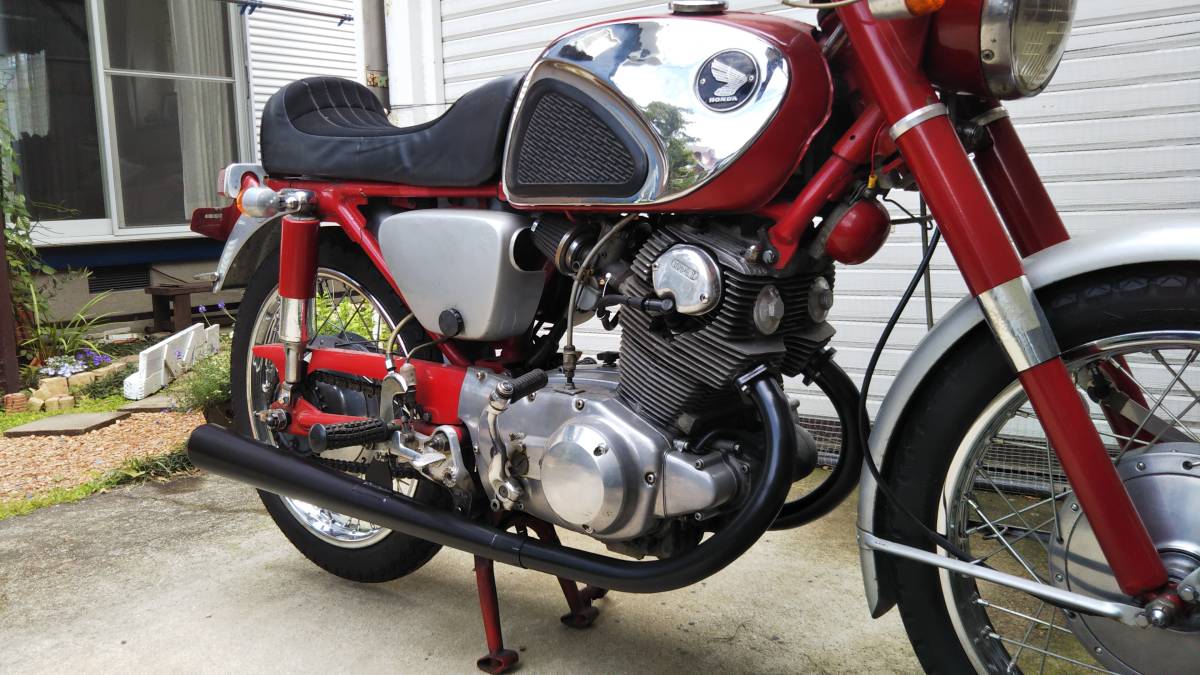 CB72 - マフラーの通販 cb72 ホンダ 2本 メガホンマフラー ステンレス