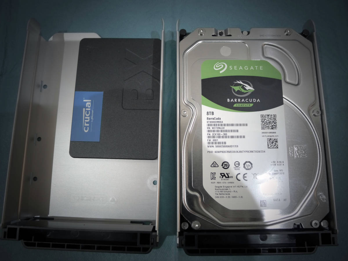 ファンレス静音モデル QNAP HS-210 /240GB SSD + 8TB HDD QNAP - | NAS 