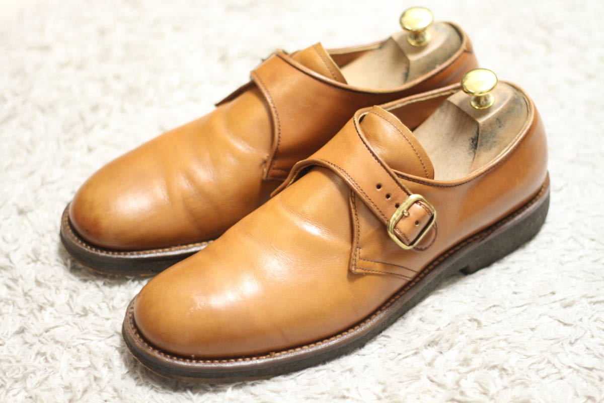 美品】ALDEN 18710 ミリタリー シングルモンクストラップ 8.5D