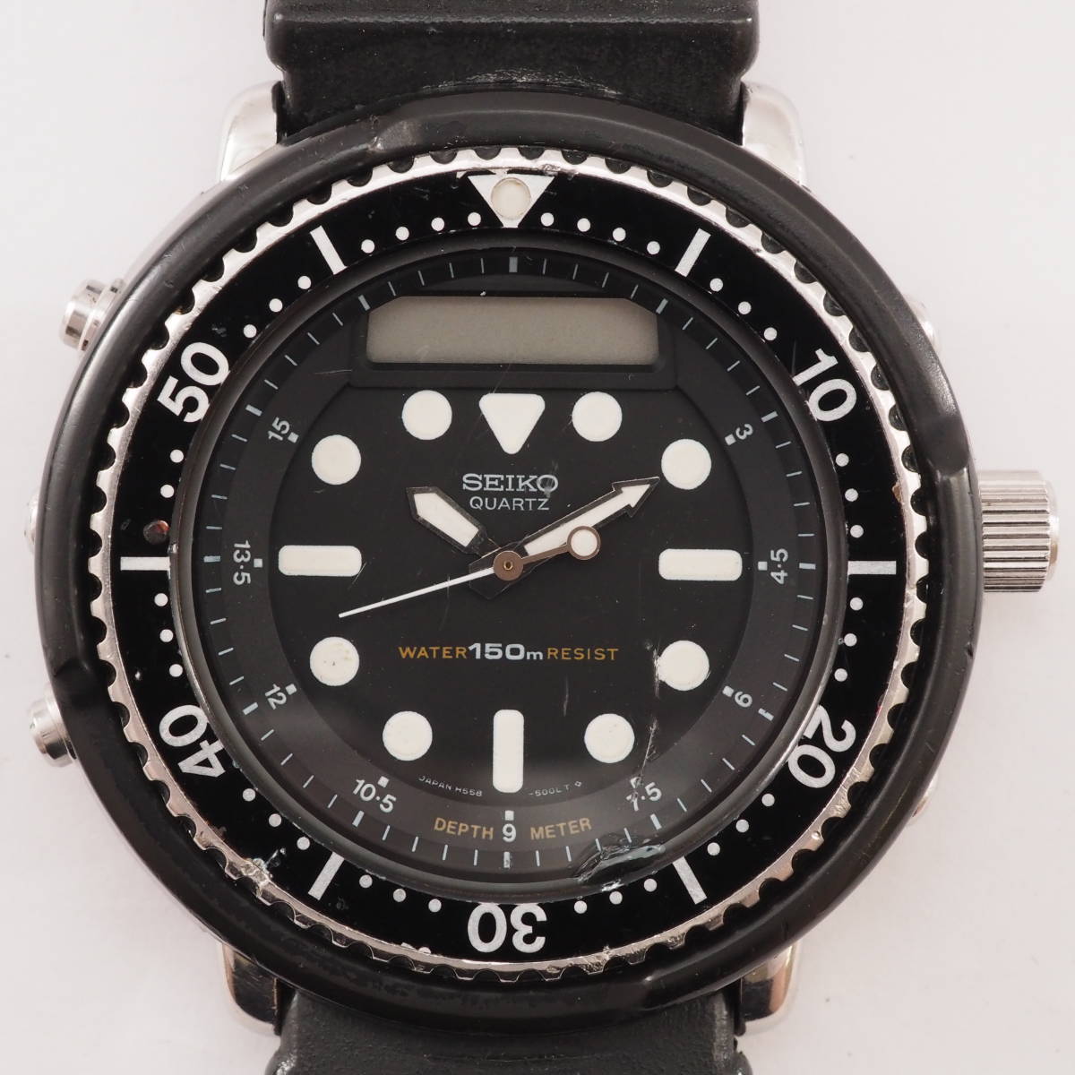 セイコー ハイブリッドダイバー 150m クォーツ H558-5000 F0 SEIKO 