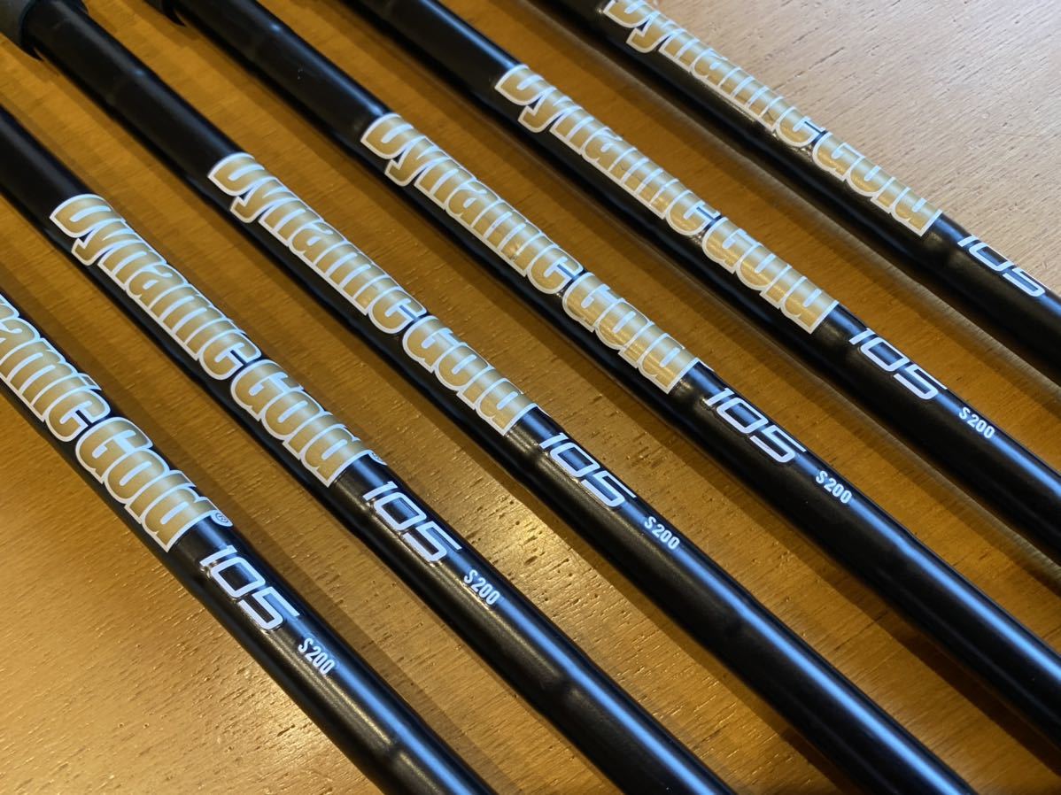 中古美品 限定レア ホンマTR20P Black&Whiteアイアン 6本セット DG105