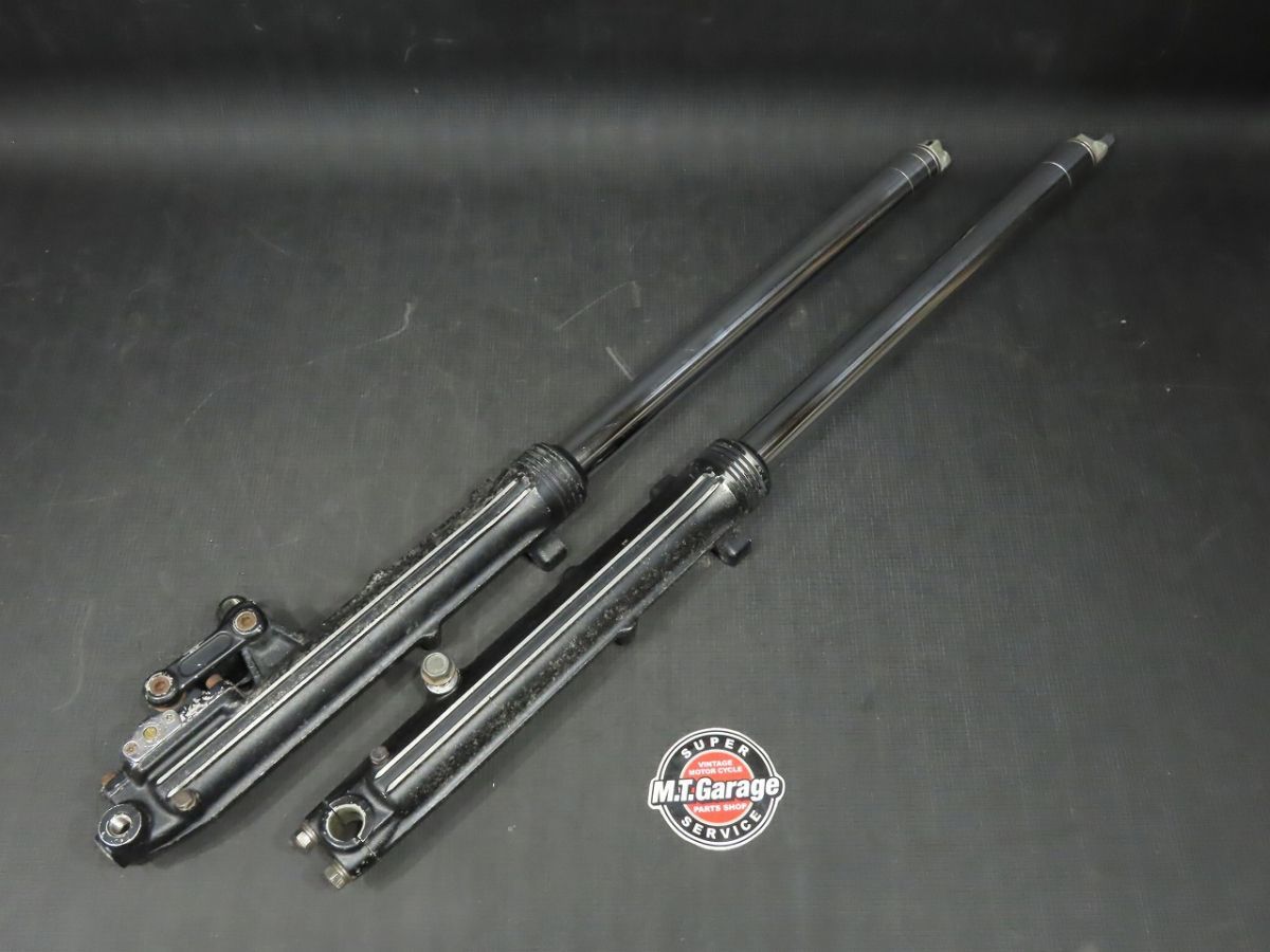 1982年 CBX550F PC04 逆車 フロントフォーク左右set O/Hベース【140