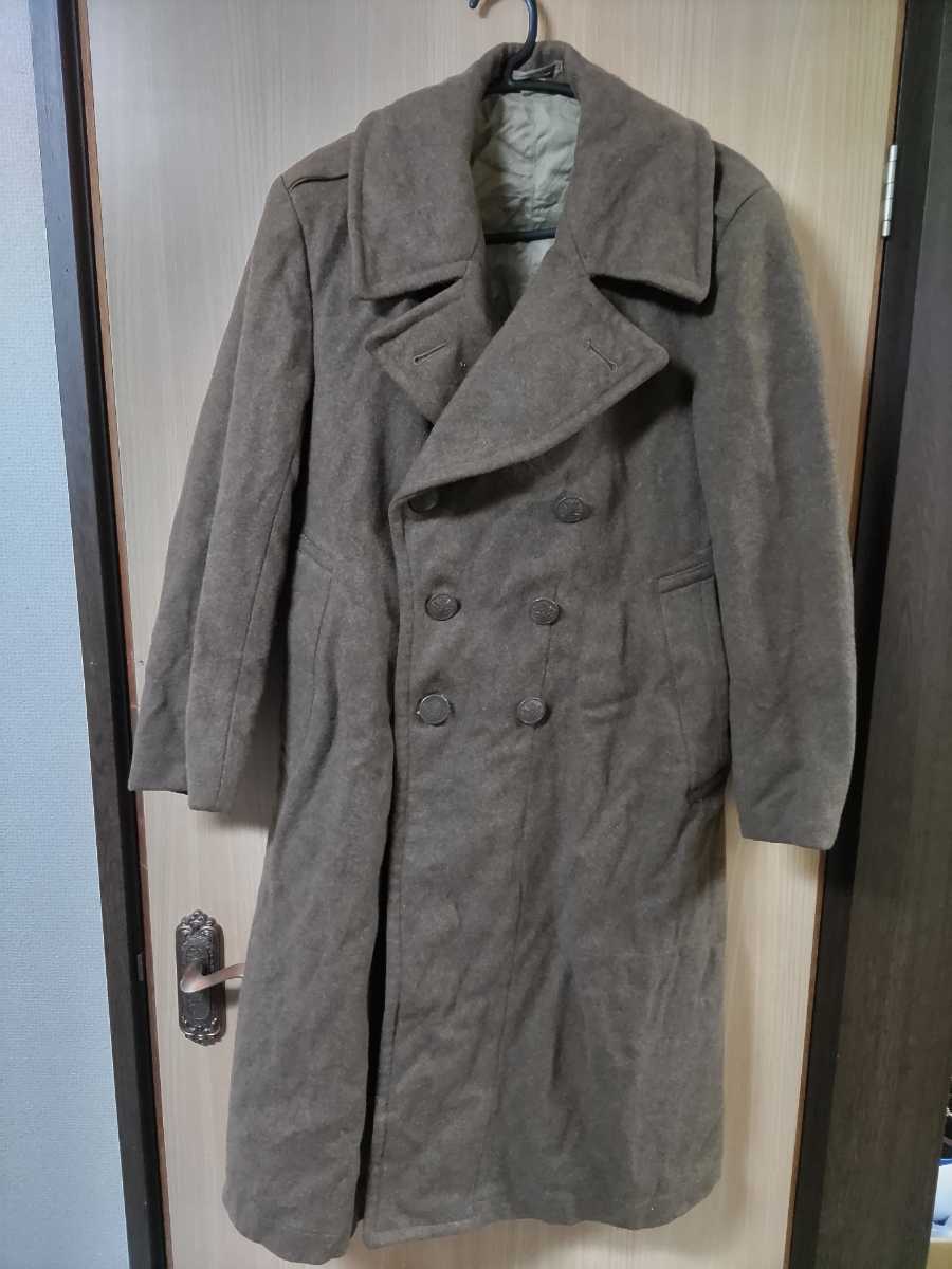 陸上自衛隊 31年度 制服 ウールコート 羅紗 ダブルコート ロングコート