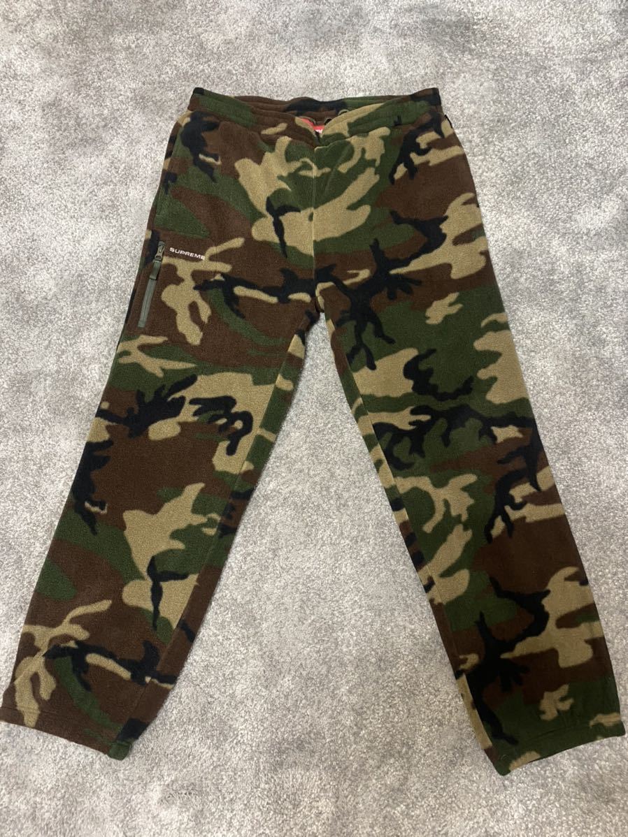 新品 L Supreme Polartec Pant Woodland Camo 2019FW シュプリーム 