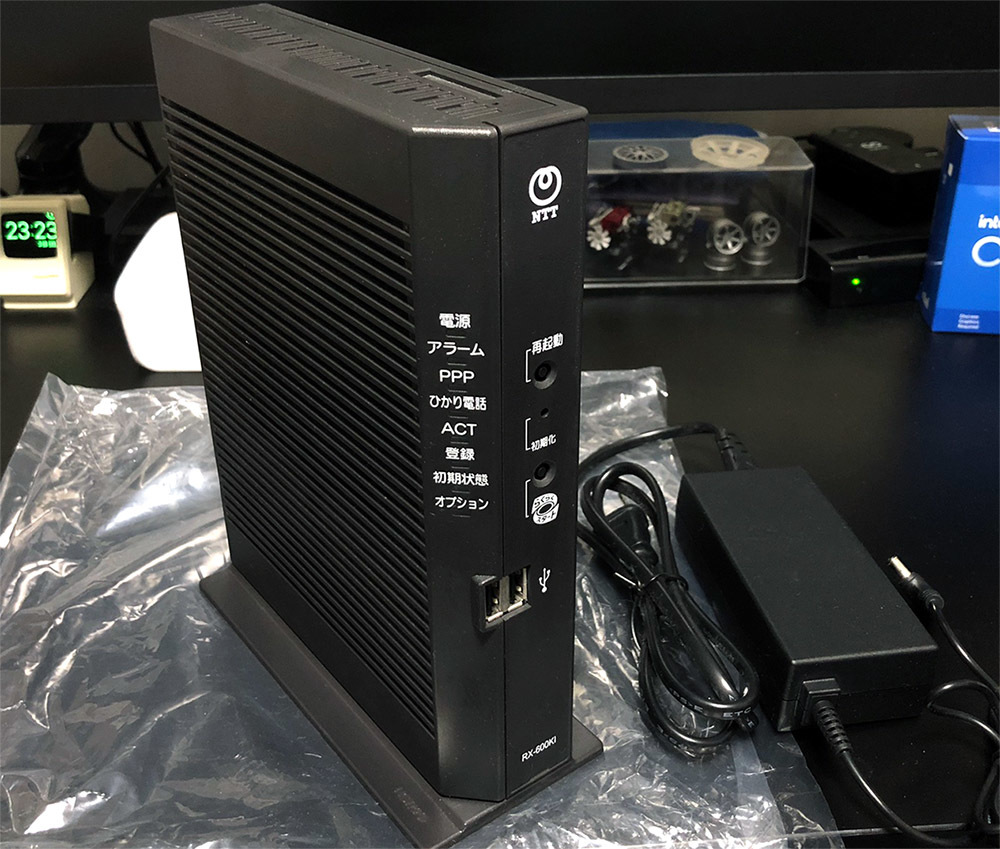 ほぼ未使用品 NTT RX-600KI ホームゲートウェイ ひかり電話ルータ NTT