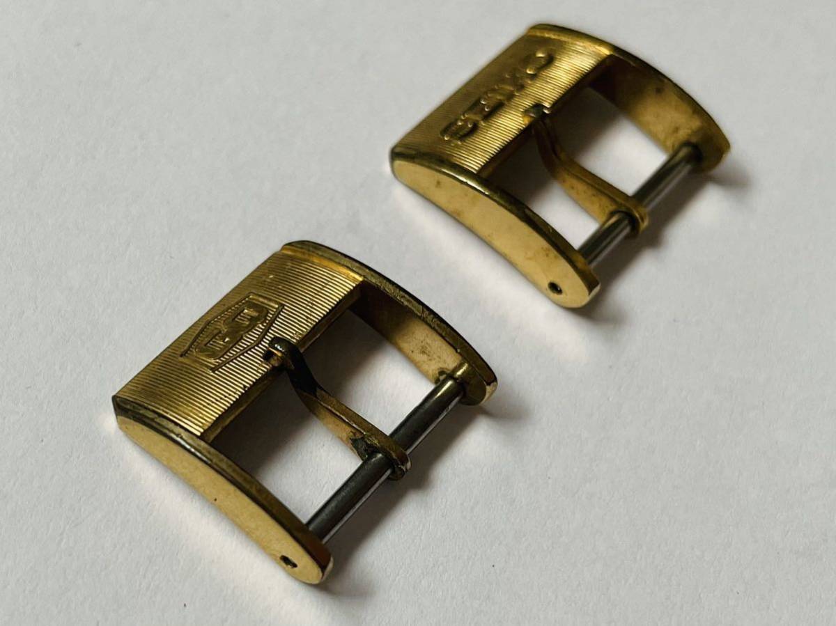純正部品・パーツ・SEIKO セイコー 尾錠 SGP 金色 管幅 15mm 中古