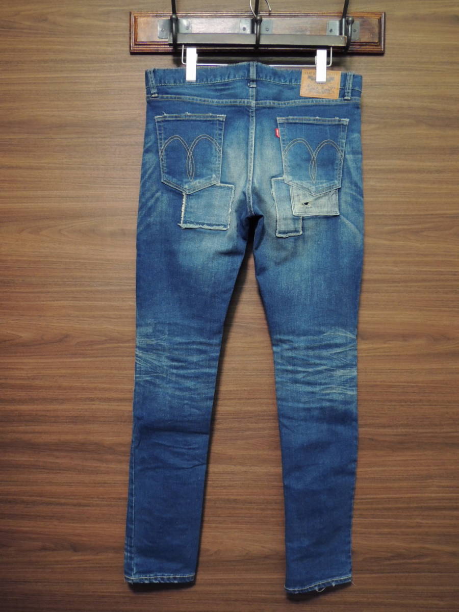 限定セール，豊富な ★ 美品 定価32450円 4サイズ glamb グラム Unplugged skinny denim アンプラグド インディゴ スキニー ストレッチ デニム パンツ