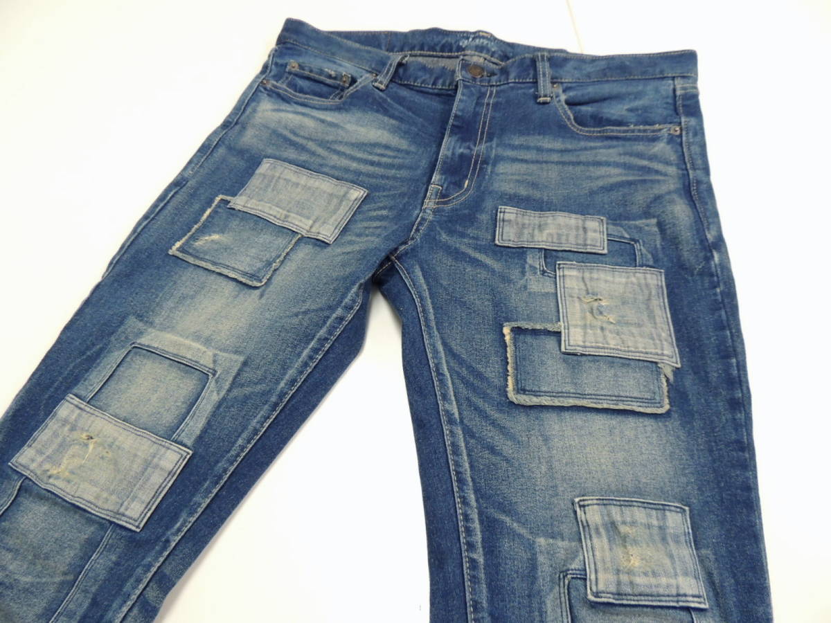限定セール，豊富な ★ 美品 定価32450円 4サイズ glamb グラム Unplugged skinny denim アンプラグド インディゴ スキニー ストレッチ デニム パンツ
