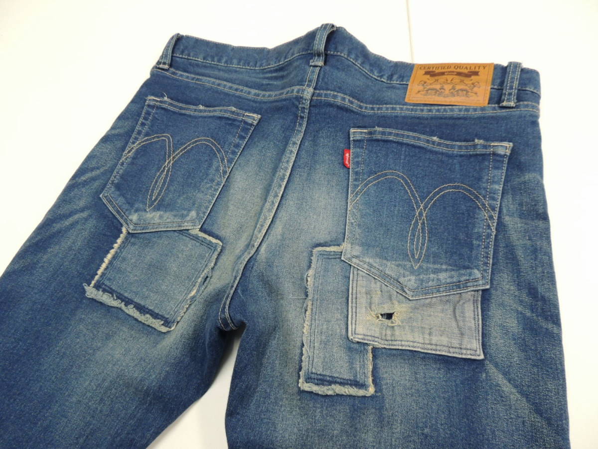 限定セール，豊富な ★ 美品 定価32450円 4サイズ glamb グラム Unplugged skinny denim アンプラグド インディゴ スキニー ストレッチ デニム パンツ