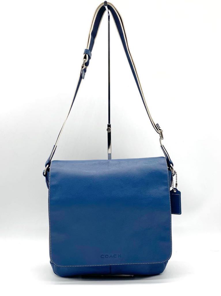 1円 【極美品 希少カラー】 COACH コーチ メッセンジャーバッグ