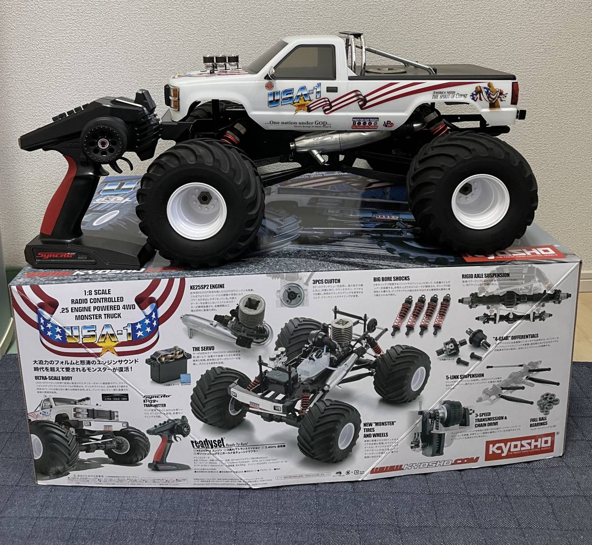☆京商 KYOSHO 1/8 USA-1 nitro GP ☆(完成品（エンジン）)｜売買され