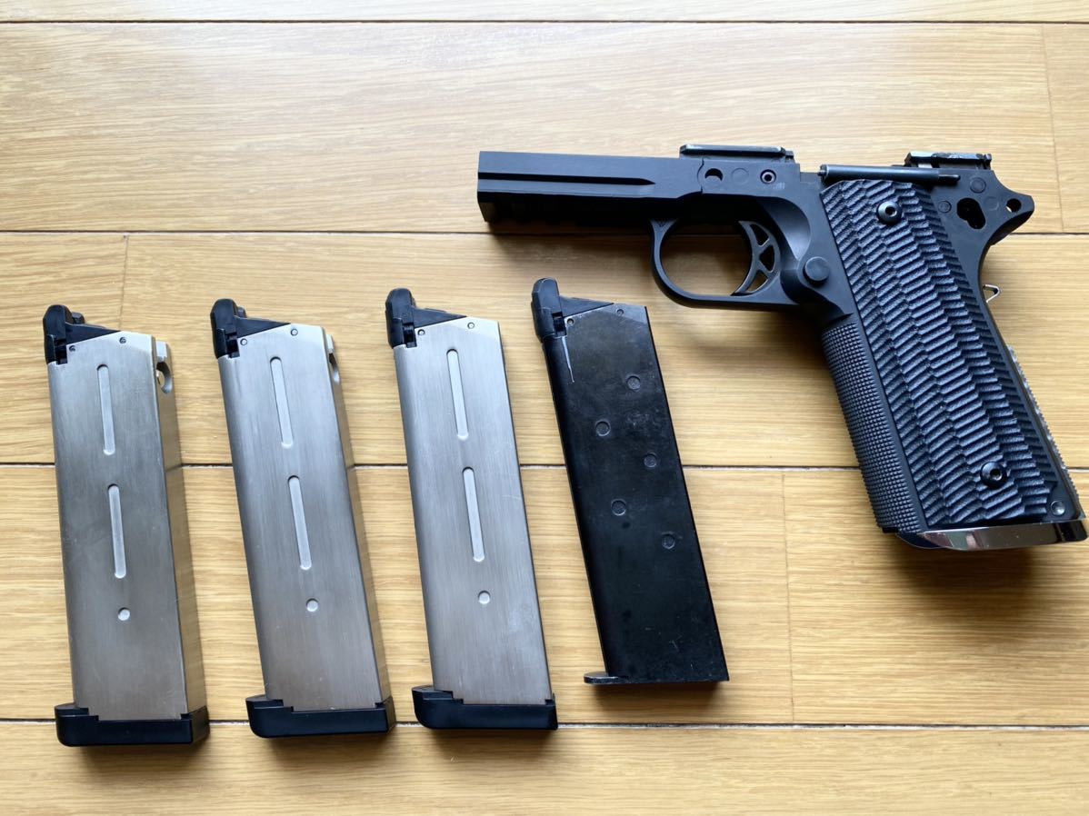 豊富な，品質保証 マルイ 1911 ガバメント パーツセット タニオコバ レイルドフレーム マグウェル NOVA マガジン MEU ナイトホーク(パーツ)｜売買されたオークション情報、yahooの商品情報をアーカイブ公開 - オー パーツ