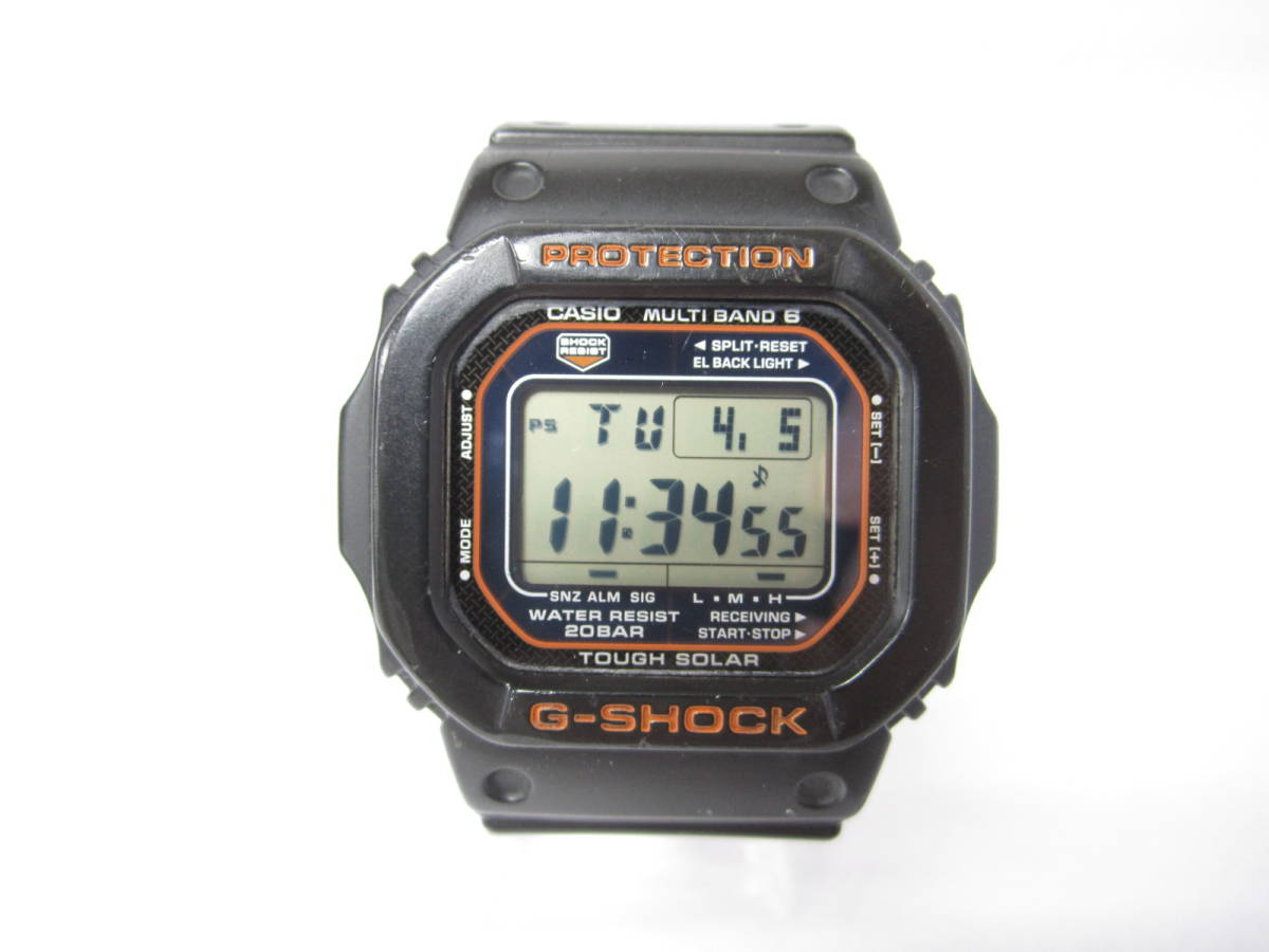 電波ソーラーG-SHOCK GW-M5610R マルチバンド6 正常稼働品 T6577☆CASIO G-SHOCK マルチバンド6 タフソーラー GW-M5610R-1JF