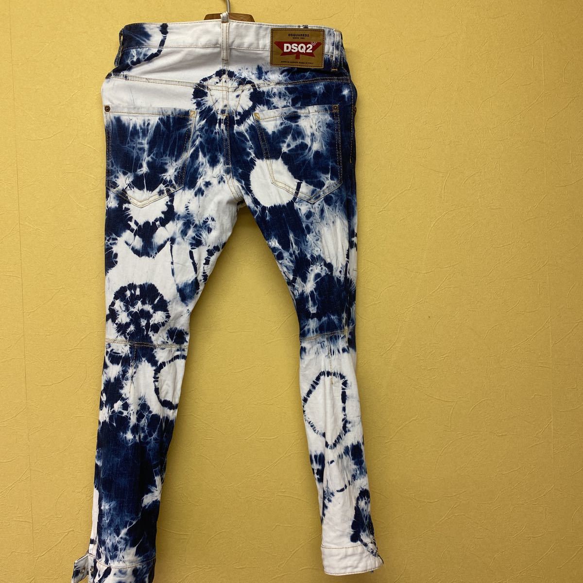 DSQUARED2 Size42 タイダイ デニム 19SS ダメージ加工 DSQUARED2 のタイダイジーンズ42 0 DSQUARED2 デニム タイダイデニム