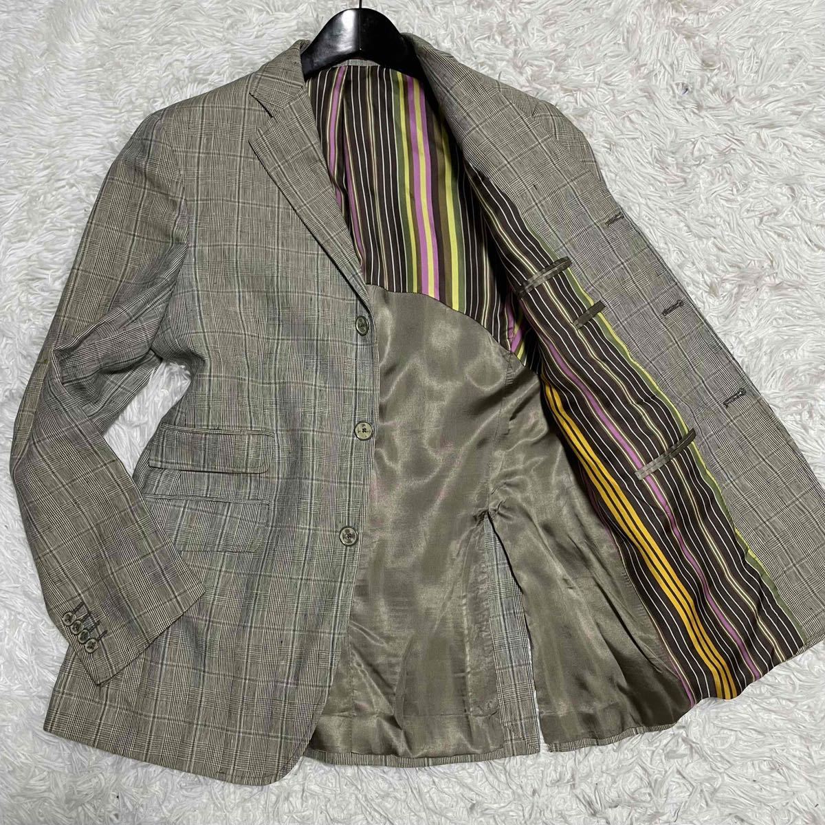 エトロ『隠れたお洒落』ETRO カシミヤ テーラードジャケット ブレザー 