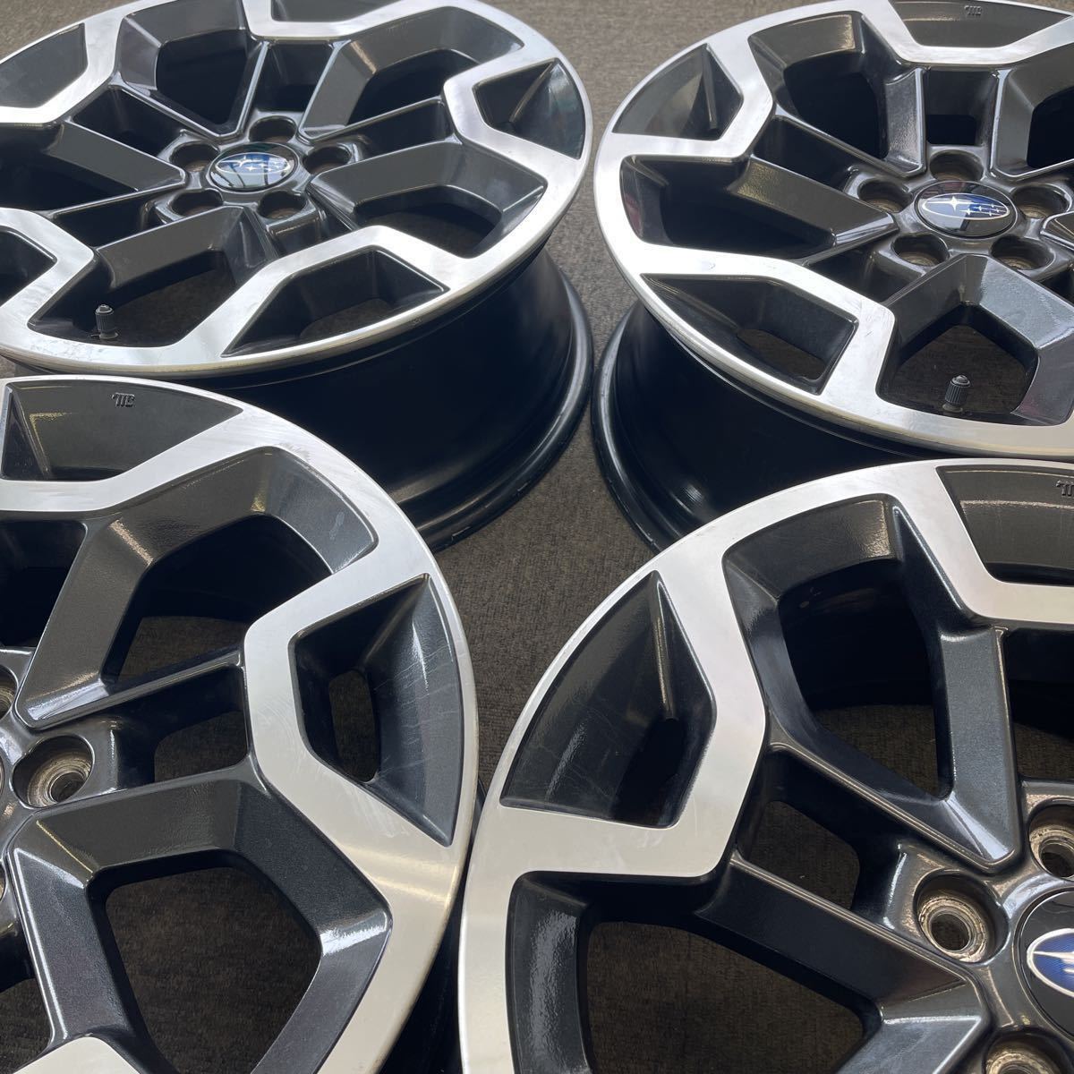 スバル純正17インチ ホイールセット　インプレッサ　レガシィ　XV フォレスター 17インチ】スバル SUBARU 純正 GP XV アルミ ホイール 【7J×17 +48 PCD