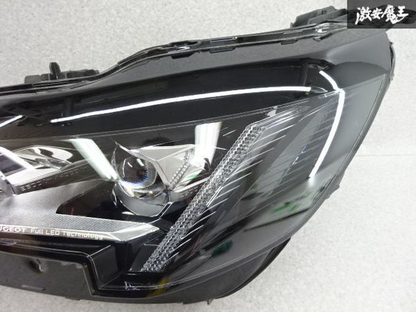 プジョー純正 3LA-P845G06H 3008 GT HV ハイブリッド 後期 LED ヘッドライト ヘッドランプ 左 左側 89914263 棚2K22