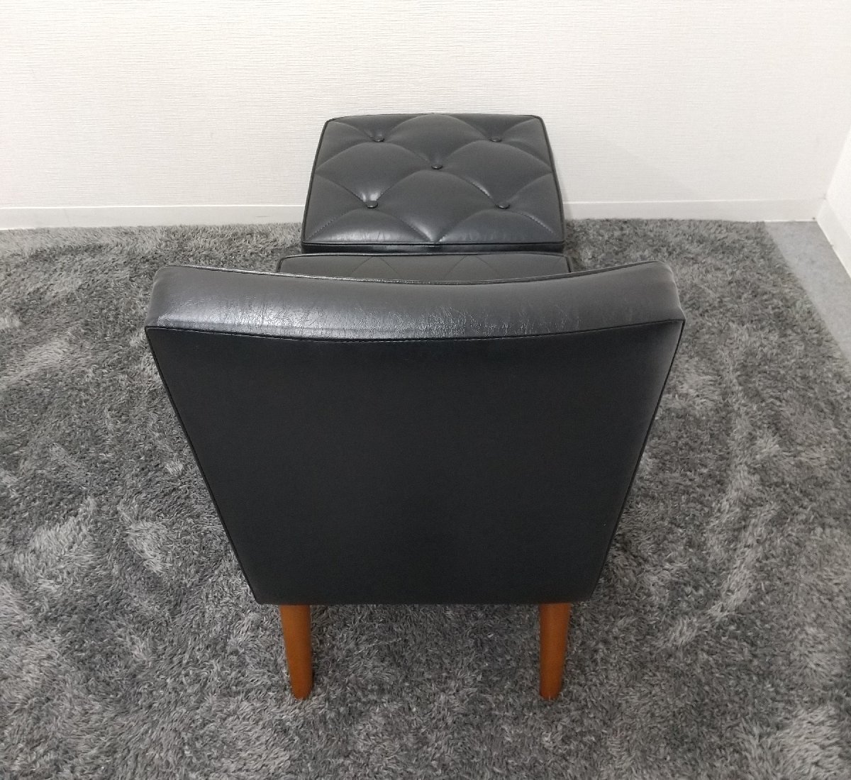 ☆展示品☆KARIMOKU60 カリモク60 [カフェチェア オットマン付き 
